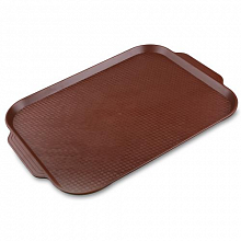 Поднос 45*35,5см темно-коричневый 1730 